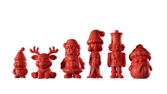 Christmas Tree Decoration Santa Group