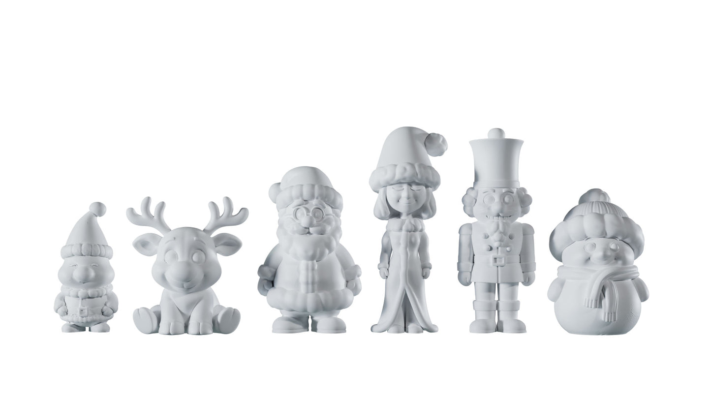 Christmas Tree Decoration Santa Group